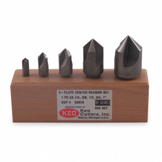 KEO Countersink Set, 120 ° Countersink Angle, Number of Pieces 5