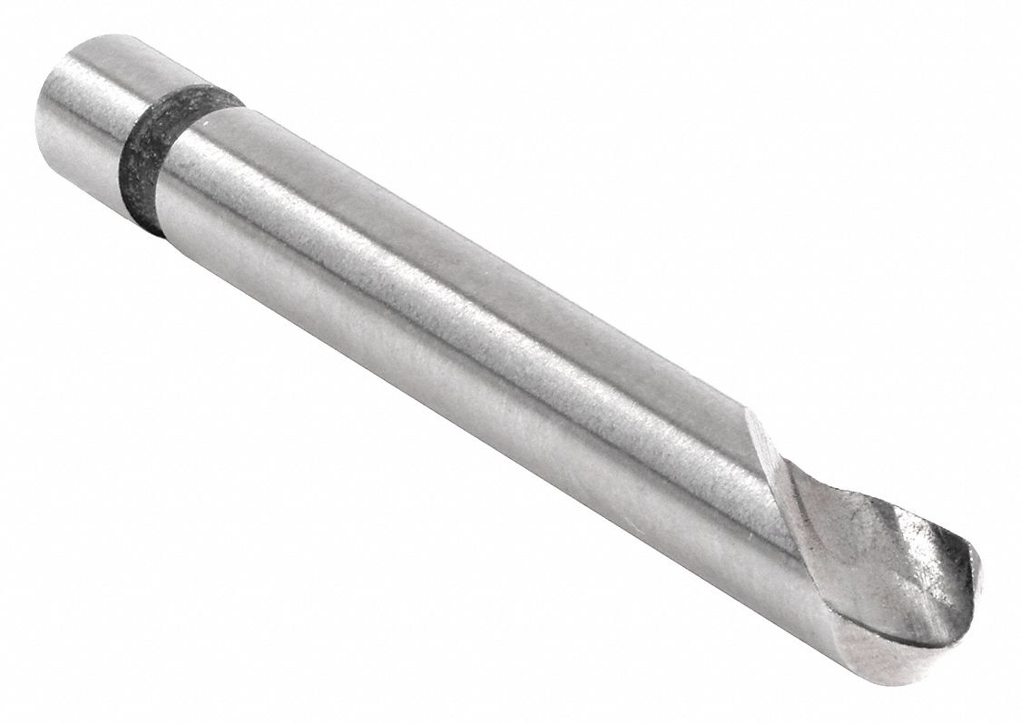 Countersink: 1/2 in Body Dia., 1/4 in Shank Dia., Bright (Uncoated) Finish, 2 in Overall Lg