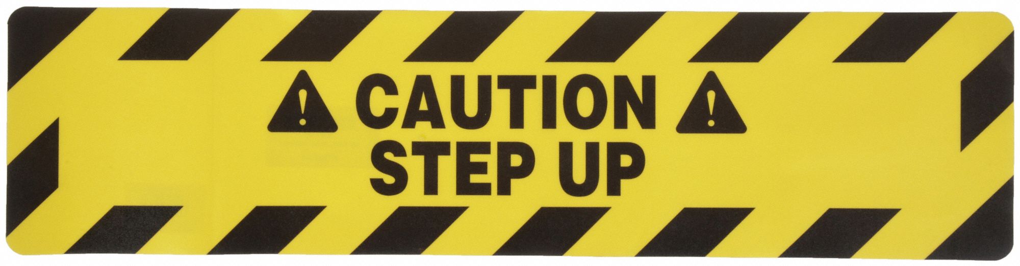 Floor Sign,  Black/Yellow,  24 In. x 6 In.