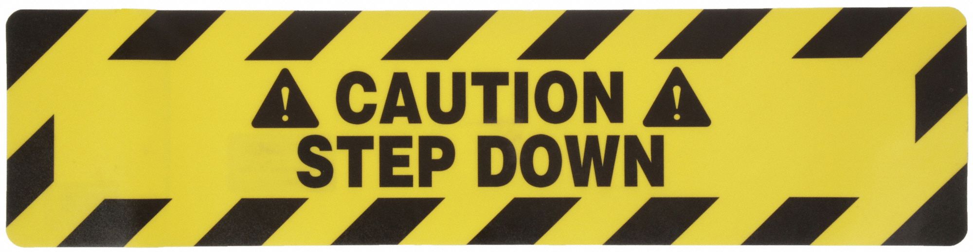 Floor Sign,  Black/Yellow,  24 In. x 6 In.