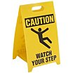 Caution: Watch Your Step Folding Signs image