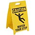 Caution: Watch Your Step Folding Signs
