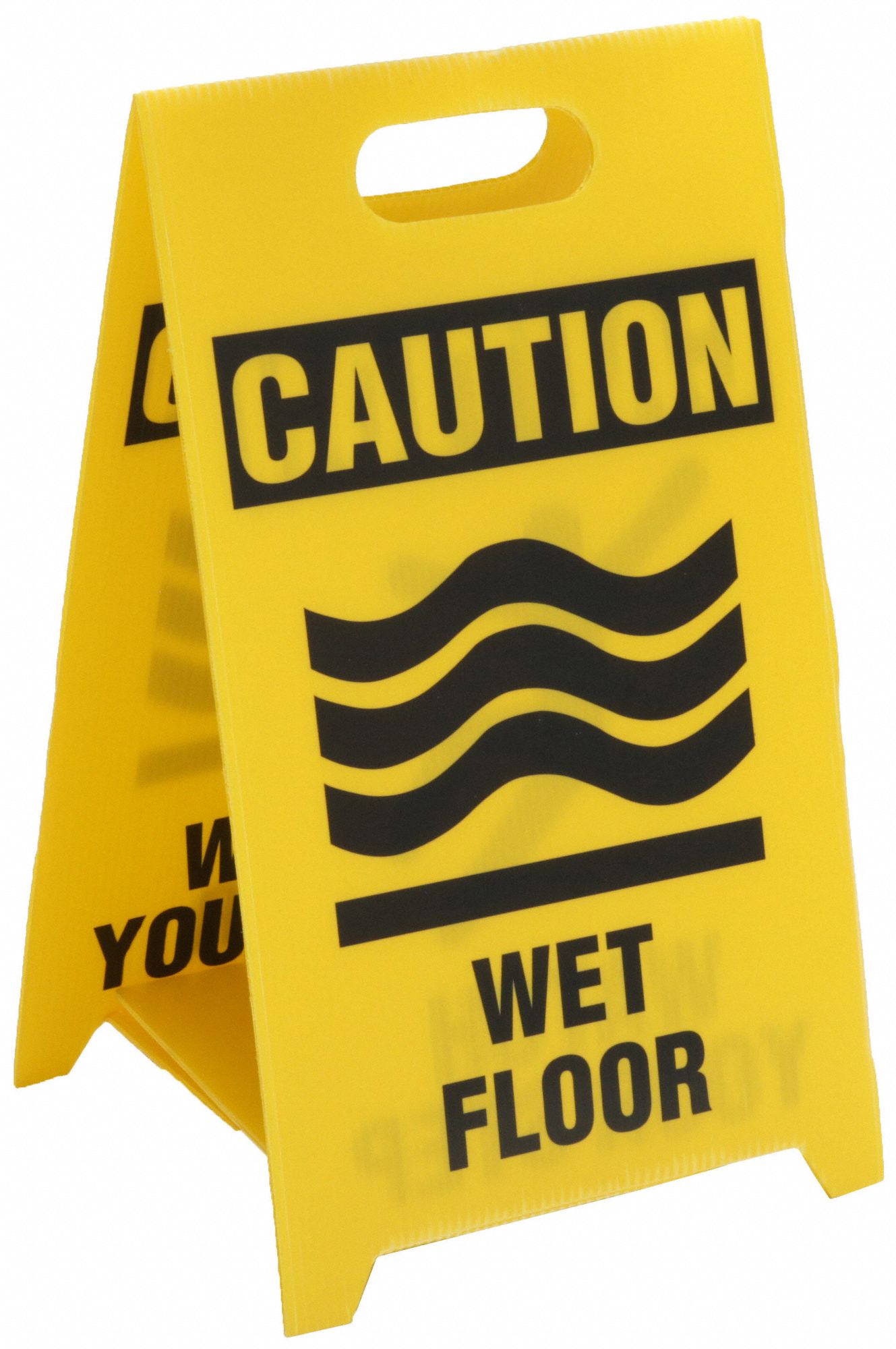 Corrugated Plastic, 20 in x 12 in x 12 in Nominal Sign Size, Floor ...