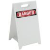 Danger: Blank Folding Signs