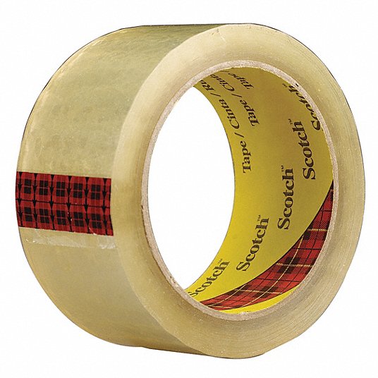 Carton Sealing Tape, Clear, Hot Melt Resin Tape Adhesive, Tape Application  Hand, PK 24 - Grainger