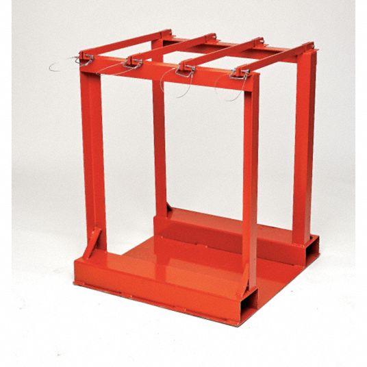 Gas Cylinder Rack, 1500 lb Load Capacity - Grainger