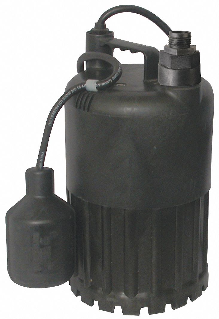 DAYTON 3YU67 HP 1/3,Sump Pump,Tether Float 3YU67