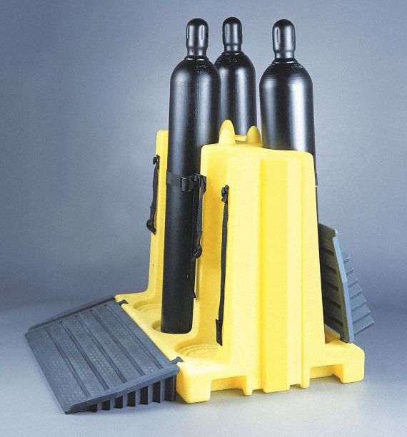 GRAINGER APPROVED 20 in x 46 in x 6 in Cylinder Rack Ramp 3YUA97203