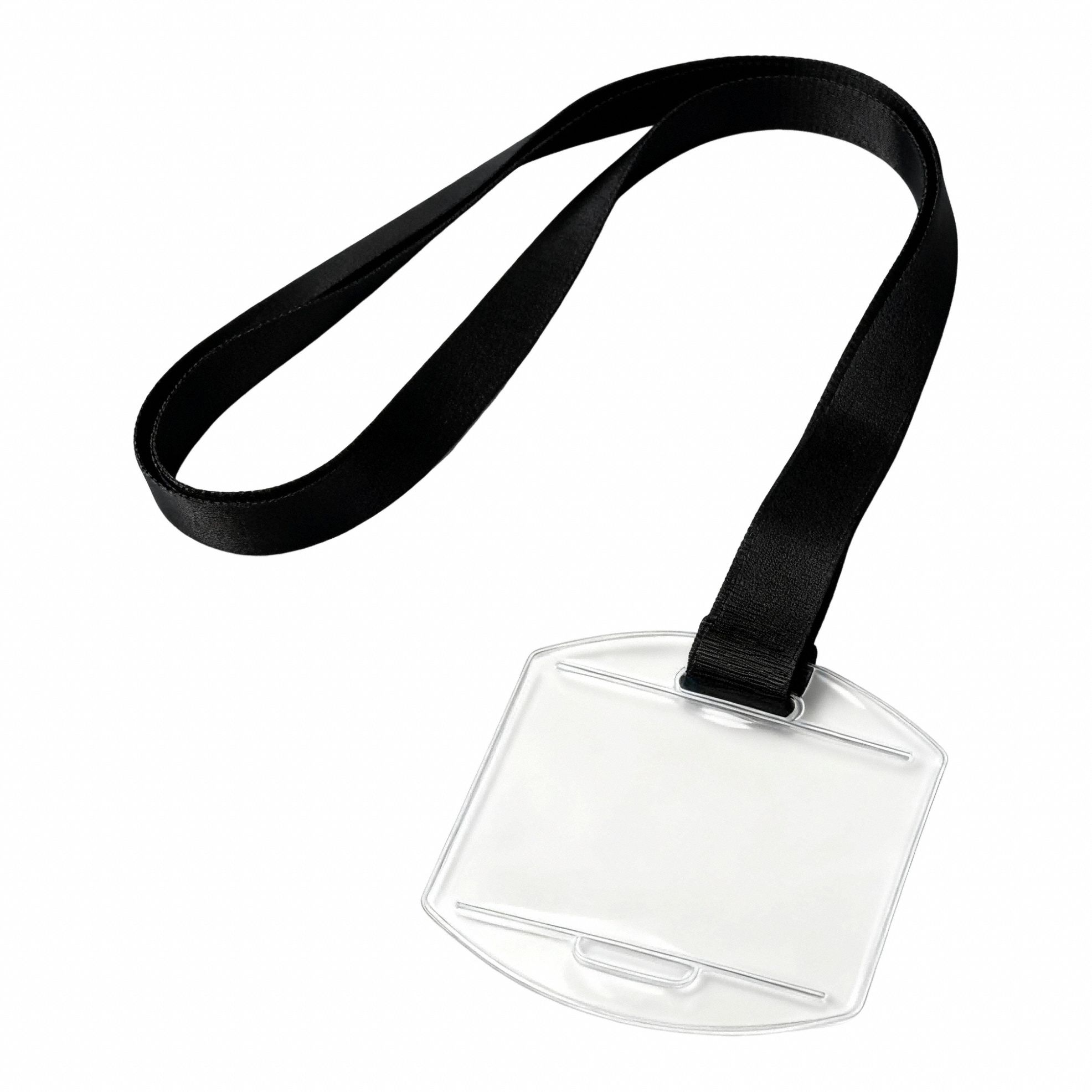 Badge Holder: Pouch, Horizontal/Vertical, 2 3/4 in Badge Pouch Wd, 4 3/16 in Badge Pouch Ht, Vinyl