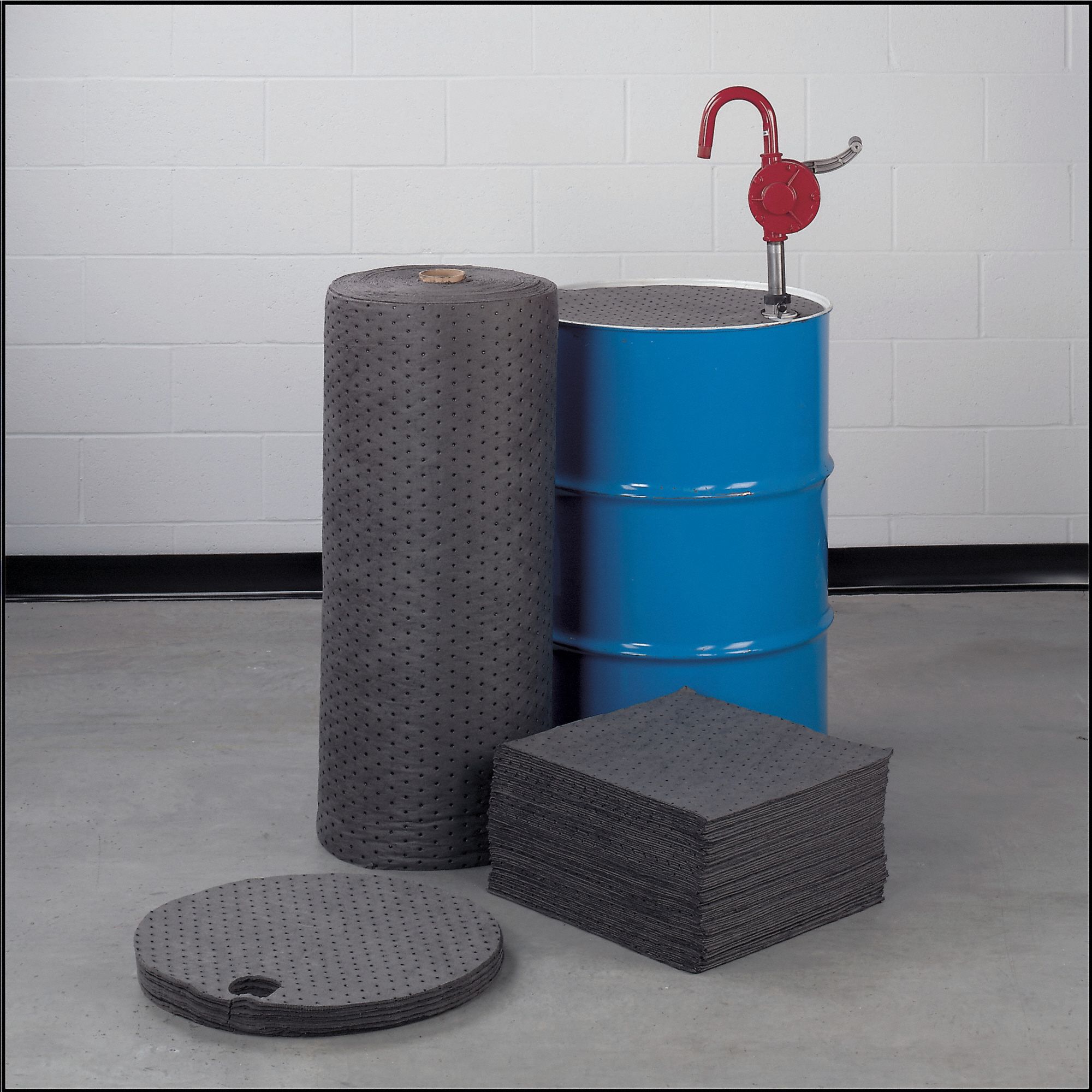 BRADY SPC ABSORBENTS Sorbent Pad, Fluids Absorbed Universal, Size 30 in