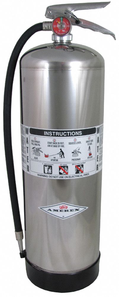 Silver fire clearance extinguisher