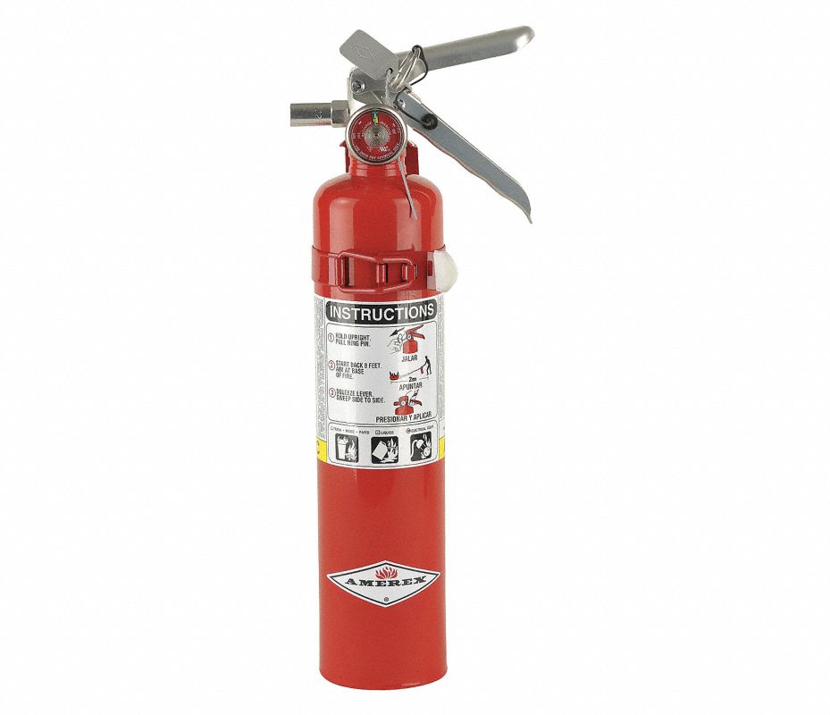 AMEREX Extinguidor de Fuego Clase ABC, Químico Seco, Capacidad 2-1/2 lb ...