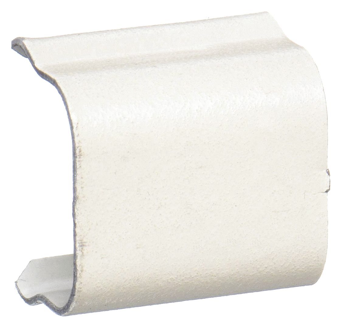 Connection Cover: 500, 3/4 in Ht, 9/16 in Raceway Wd, Steel, Ivory