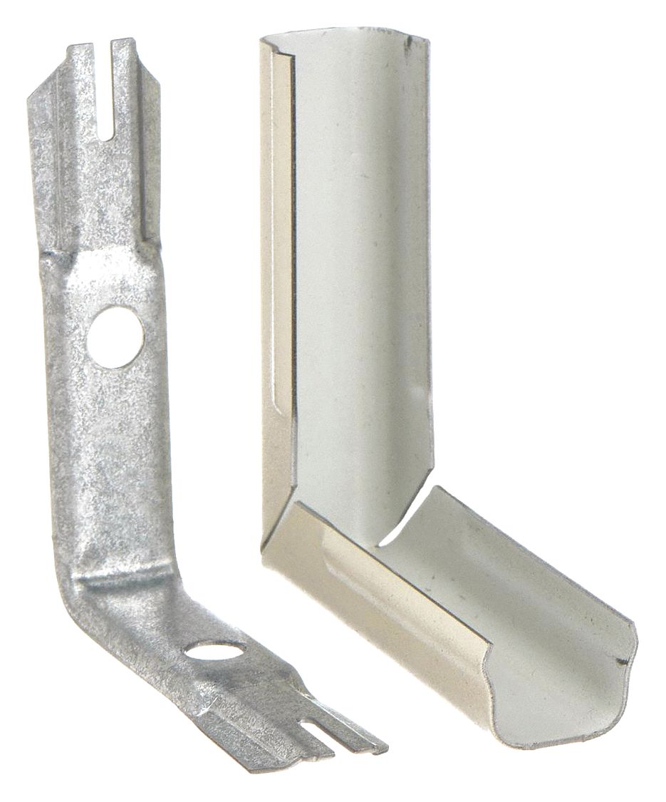 External Elbow: 500, 3/4 in Ht, 3/4 in Raceway Wd, Steel, Ivory