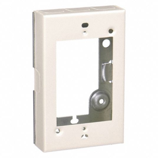 Wiremold 700 Series Metal Surface Raceway 2-gang Raceway Electrical Box,  White