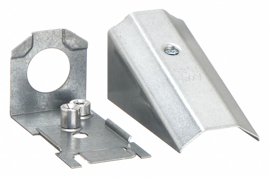 Combination Connector: 1500, 1 1/2 in Wd, 1/4 in Ht, Steel, Gray