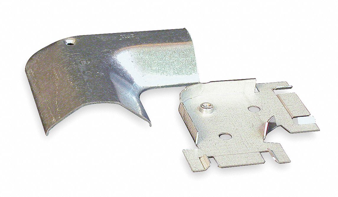 90 °  FLAT ELBOW, 2600 SERIES, 2¼ IN W, ¾ IN H, STEEL, GREY