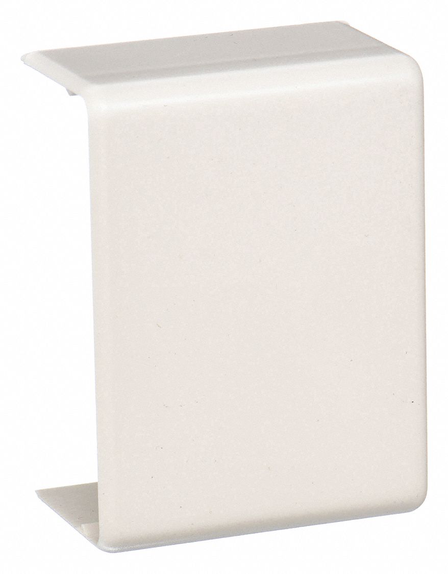 Connection Cover: 2400, 7/8 in Ht, 1 7/8 in Raceway Wd, Steel, Ivory
