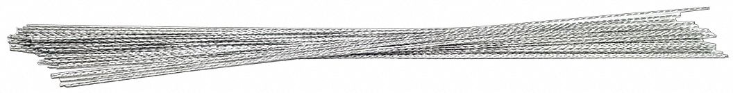 WIRE, STEEL, 10 IN WIRE L, 1/16 IN WIRE DIAMETER, NOT REQUIRED, C.H. HANSON, 100 PK, ORANGE