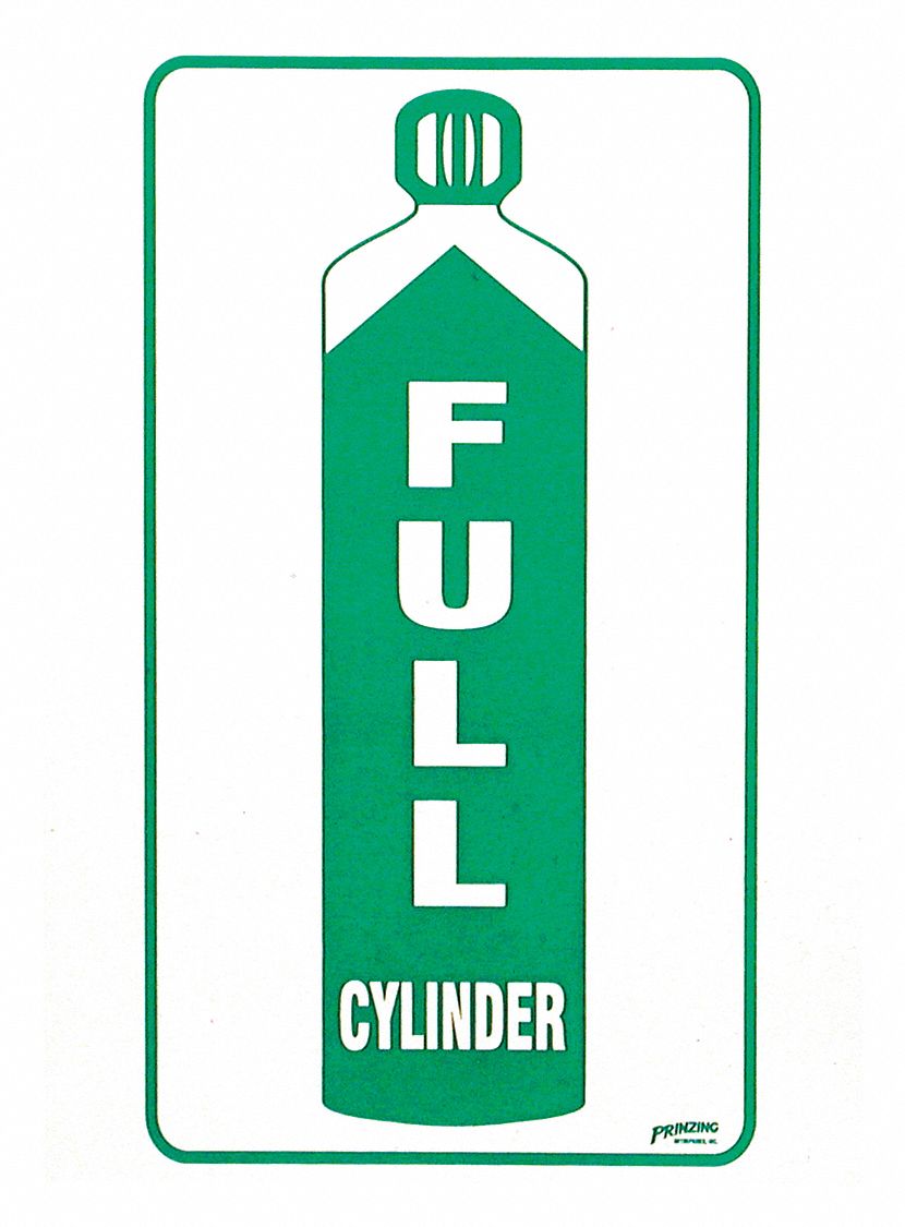 SIGN, VINYL, MAGNET SIGN MOUNTING, 7 IN X 5 IN NOMINAL SIGN SIZE, NOT RETROREFLECTIVE, FULL CYLINDER