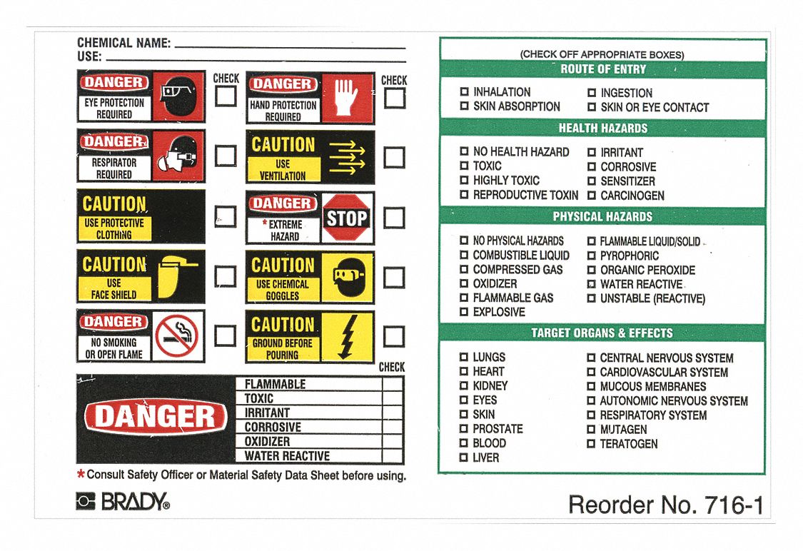 Right-To-KnowLabel, 4-1/2inH, PK100