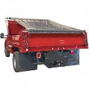 10 mil Mesh UV Resistant Roller Tarp Kit, Gray/Black, 8 x 22 ft Finished Size