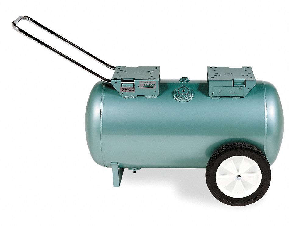 SPEEDAIRE ASME Code Air Tank: 20 gal Tank Capacity, 144 psi Max Op  Pressure, Horizontal, ASME