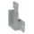 90 °  FLAT ELBOW, 300 SERIES, 1½ IN H, 2¾ IN RACEWAY W, STEEL, GREY