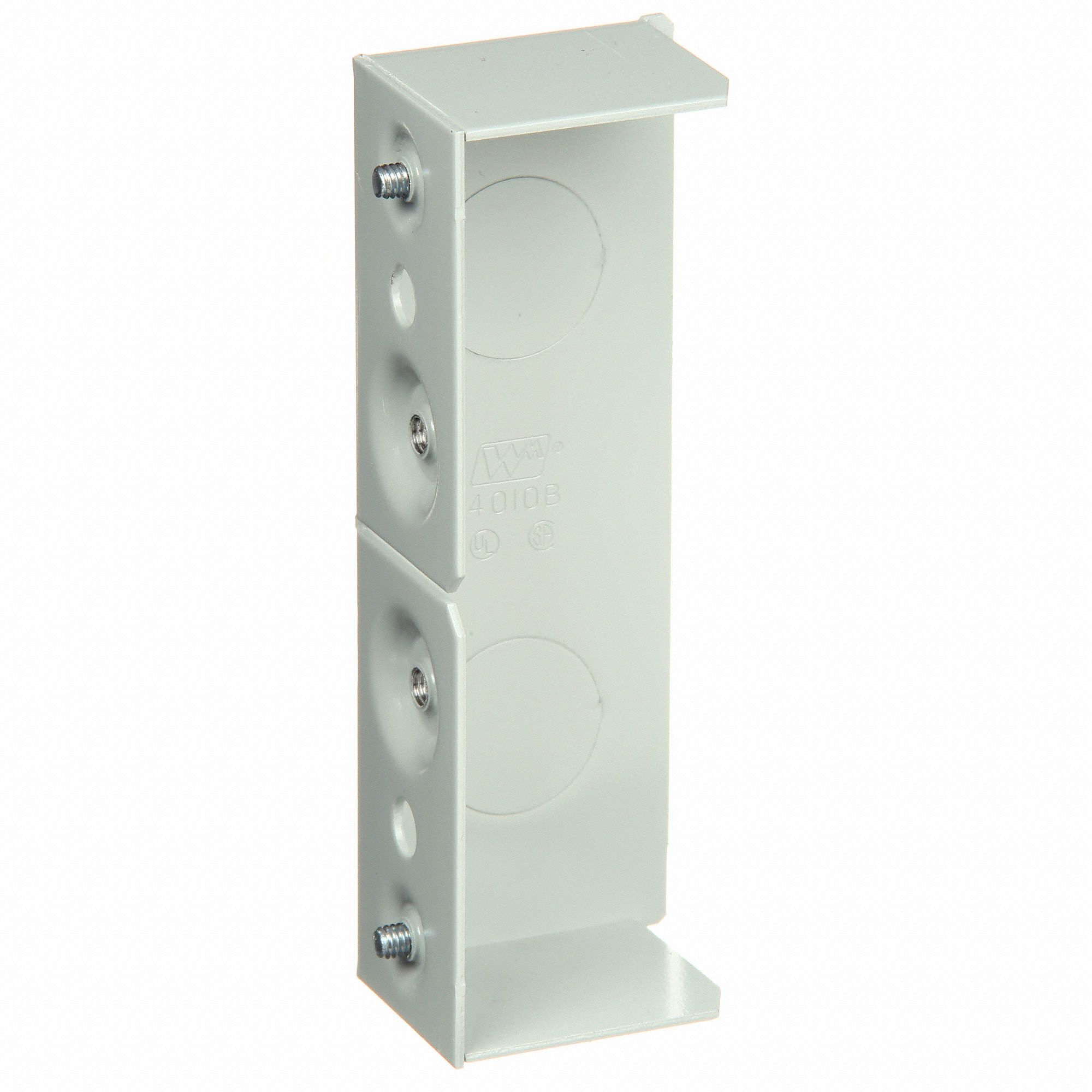 LEGRAND Blank End: 4000, 1 3/4 in Ht, 4 3/4 in Raceway Wd, Steel, Gray ...