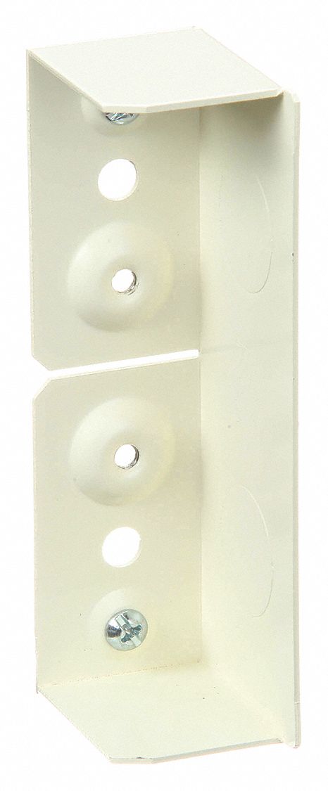 Blank End: 4000, 1 3/4 in Ht, 4 3/4 in Raceway Wd, Steel, Ivory