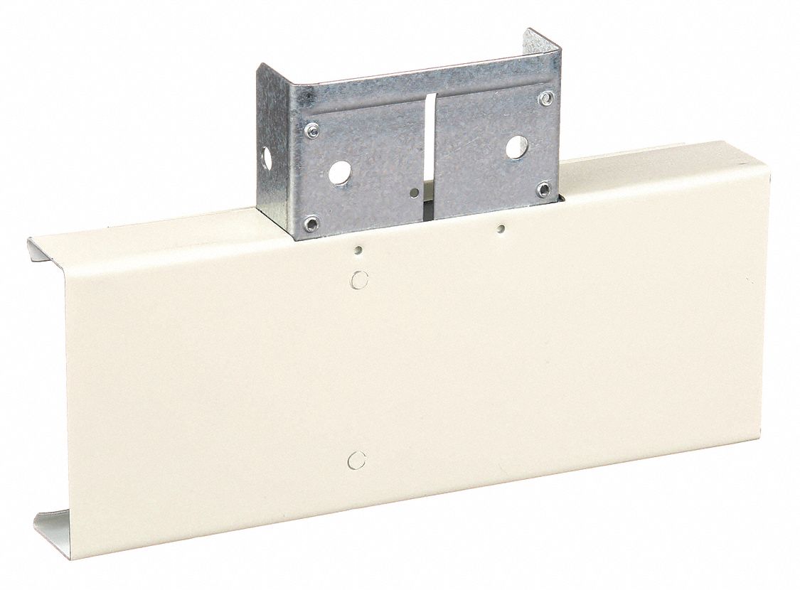 Full Capacity Tee: 4000, 1 3/4 in Ht, 4 3/4 in Raceway Wd, Steel, Ivory