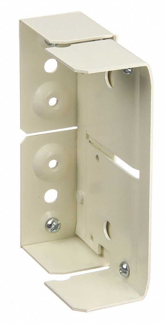 Internal Elbow: 4000, 1 3/4 in Ht, 4 3/4 in Raceway Wd, Steel, Ivory