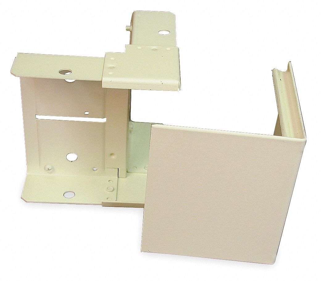 External Elbow: 4000, 1 3/4 in Ht, 4 3/4 in Raceway Wd, Steel, Ivory