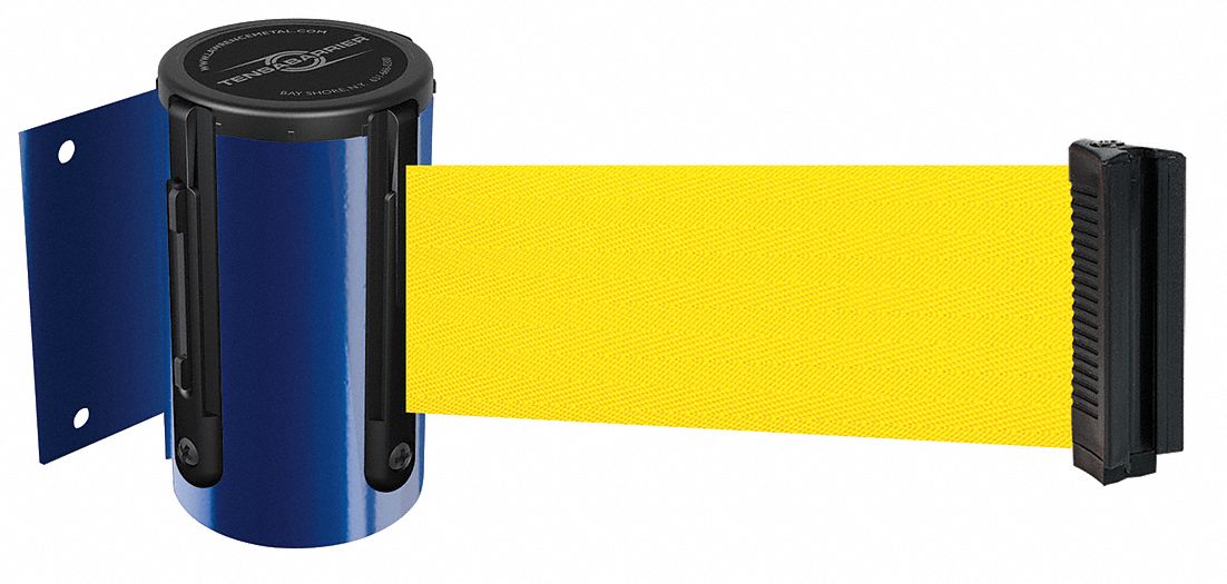 Belt Barrier,  Blue, Belt Color Yellow