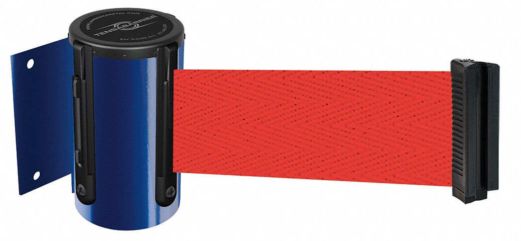 Belt Barrier,  Blue, Belt Color Red