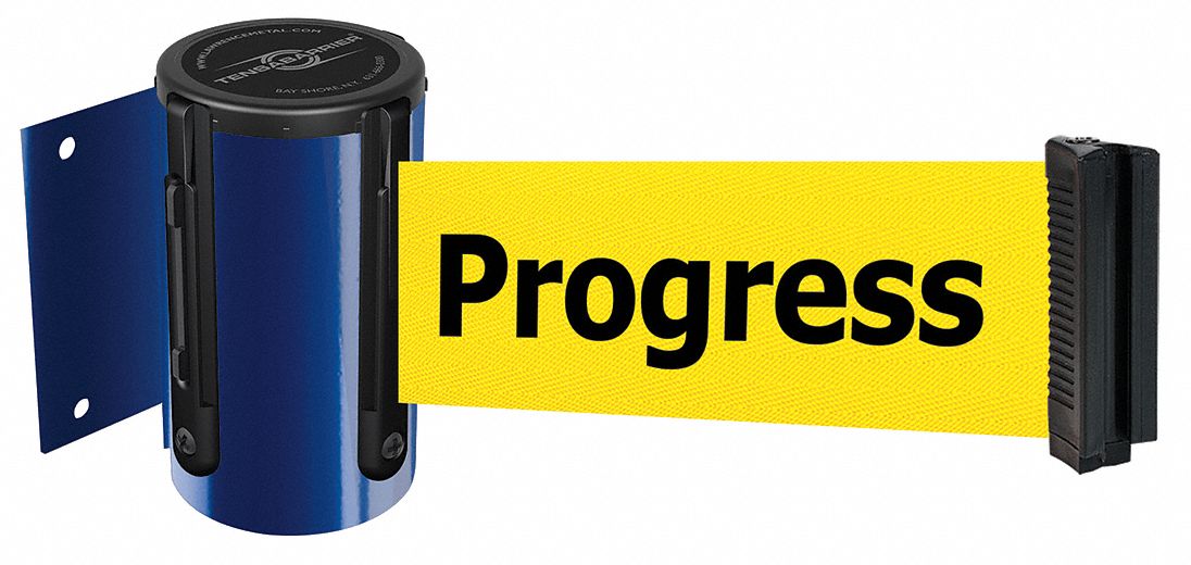 Belt Barrier,  Blue, Belt Color Yellow