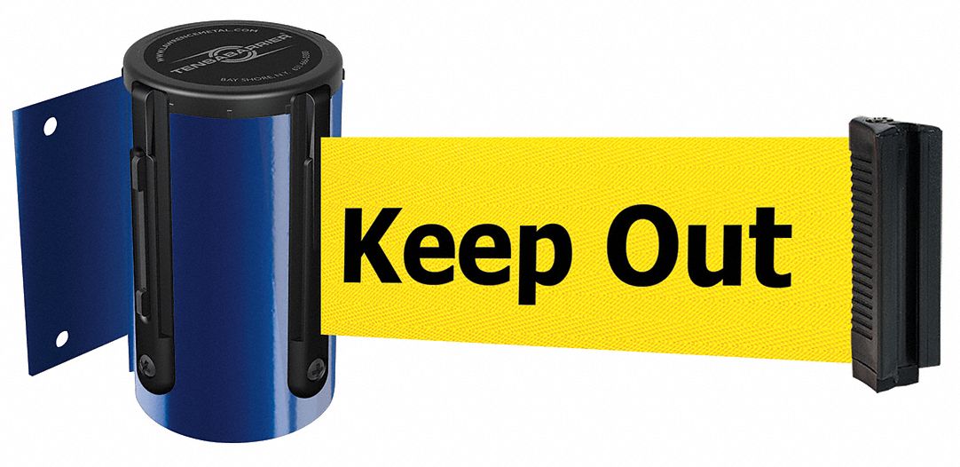 Belt Barrier,  Blue, Belt Color Yellow