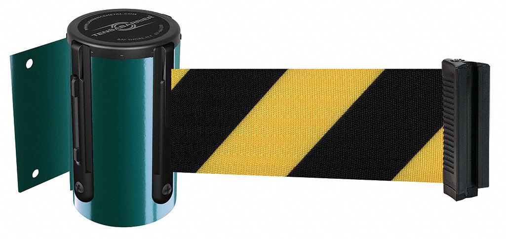 Belt Barrier,  Green, Belt Yellow/Black