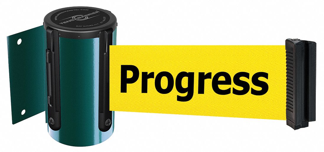 Belt Barrier,  Green, Belt Color Yellow