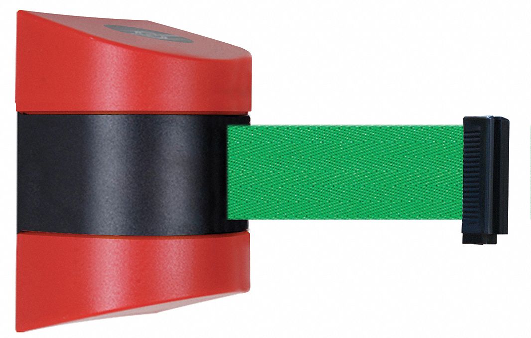 Belt Barrier,  Red, Belt Color Green