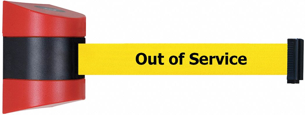 Belt Barrier,  Red, Belt Color Yellow