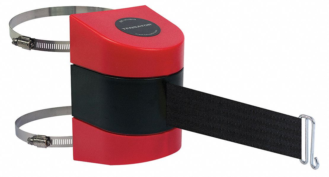 Belt Barrier,  Red, Belt Color Black