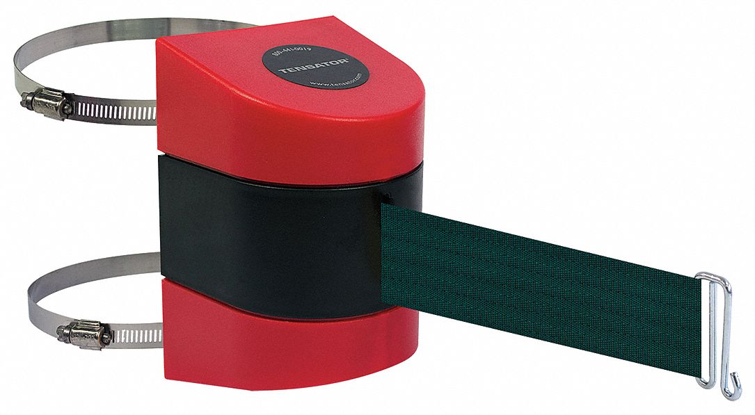 Belt Barrier,  Red, Belt Color Green