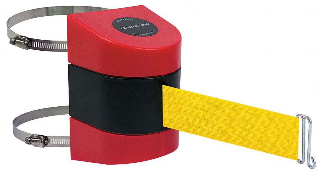 Belt Barrier,  Red, Belt Color Yellow