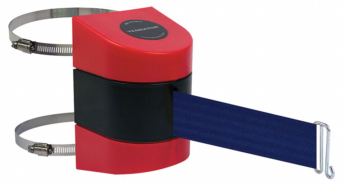 Belt Barrier,  Red, Belt Color Blue