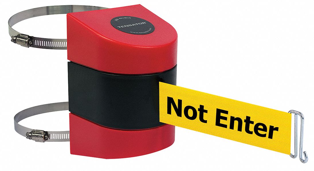 Belt Barrier,  Red, Belt Color Yellow