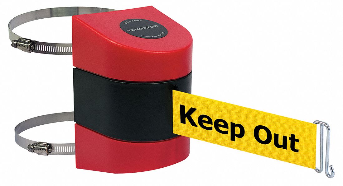 Belt Barrier,  Red, Belt Color Yellow