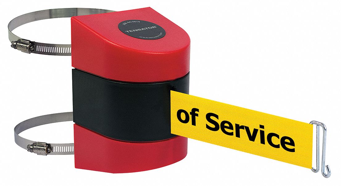 Belt Barrier,  Red, Belt Color Yellow