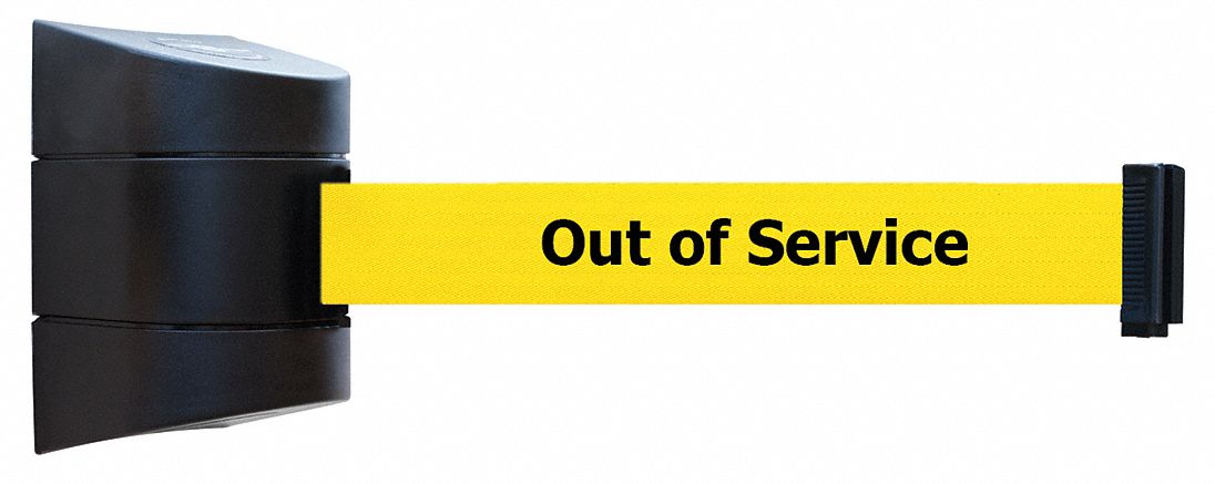 Belt Barrier,  Black, Belt Color Yellow