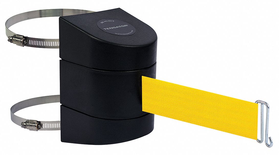 Belt Barrier,  Black, Belt Color Yellow